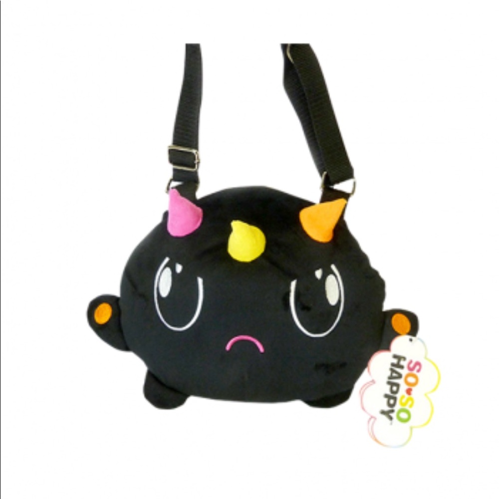 Funky plush crossbody bag